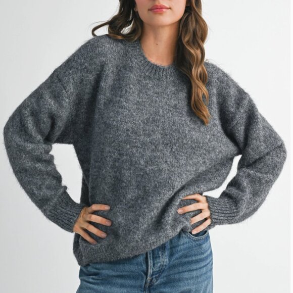 London Luxe Fuzzy Sweater - Picture 4 of 4